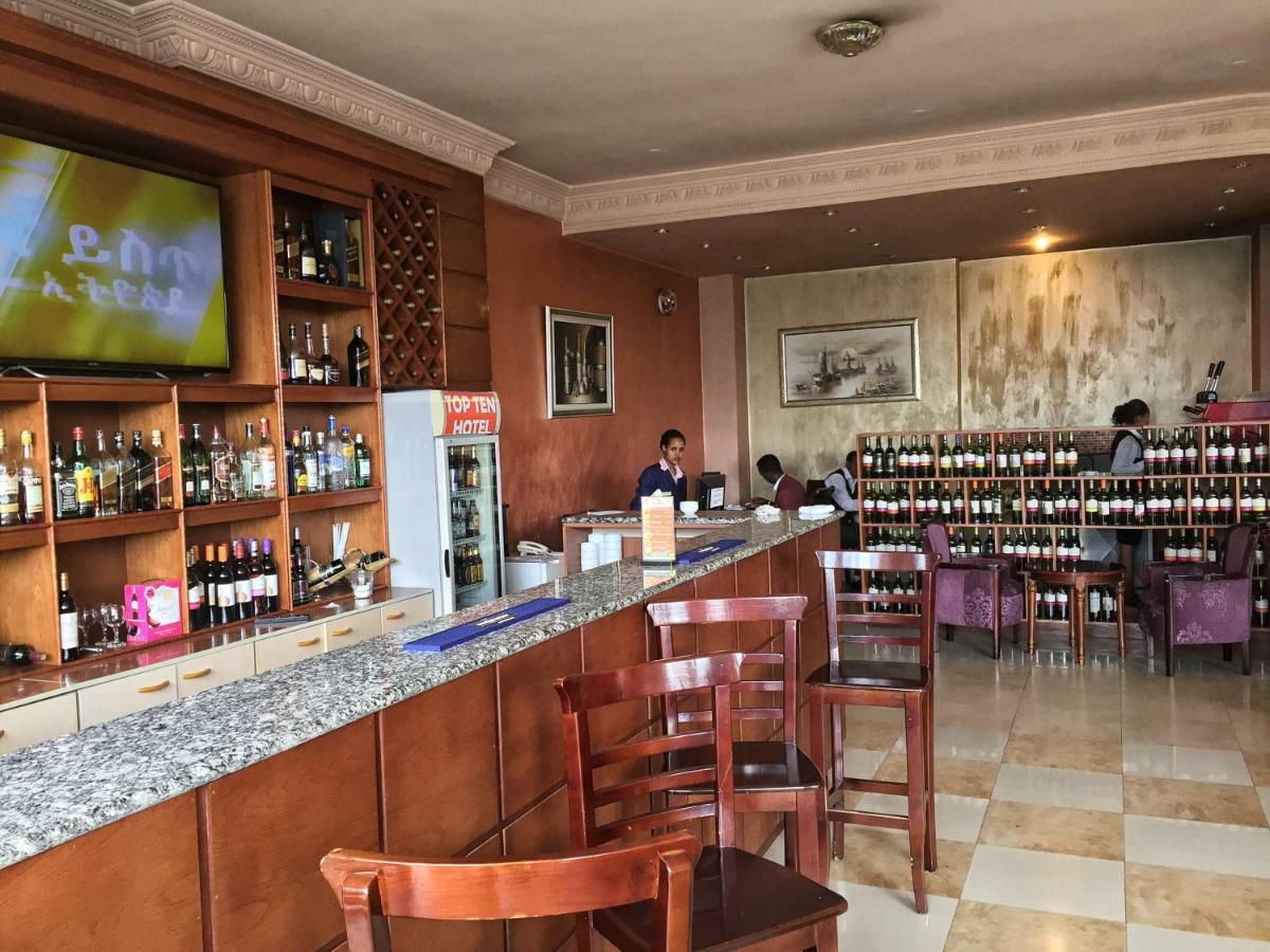 Top Ten Hotel 亚的斯亚贝巴 外观 照片